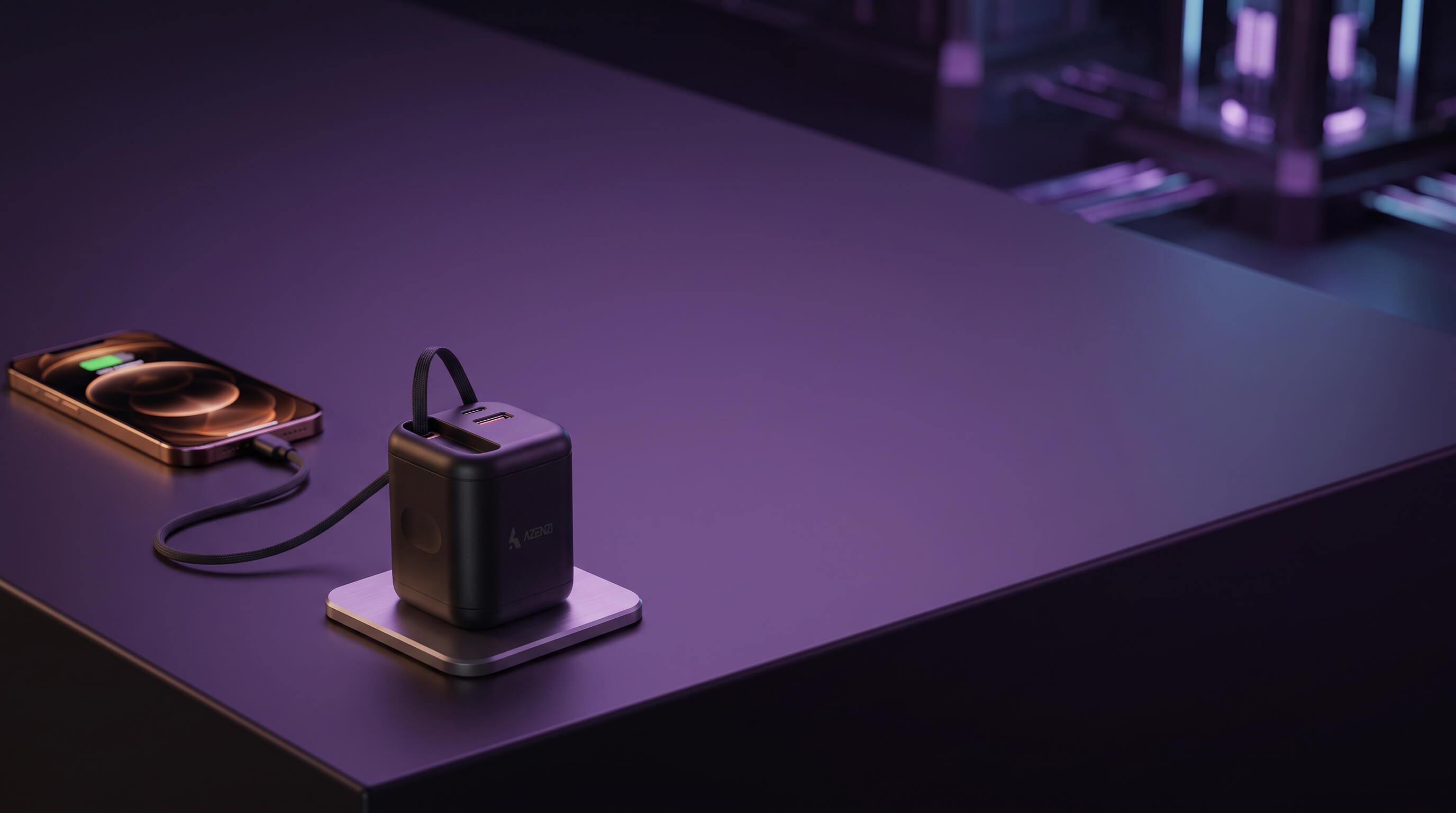 Azenzi Plugd 65W fast charger