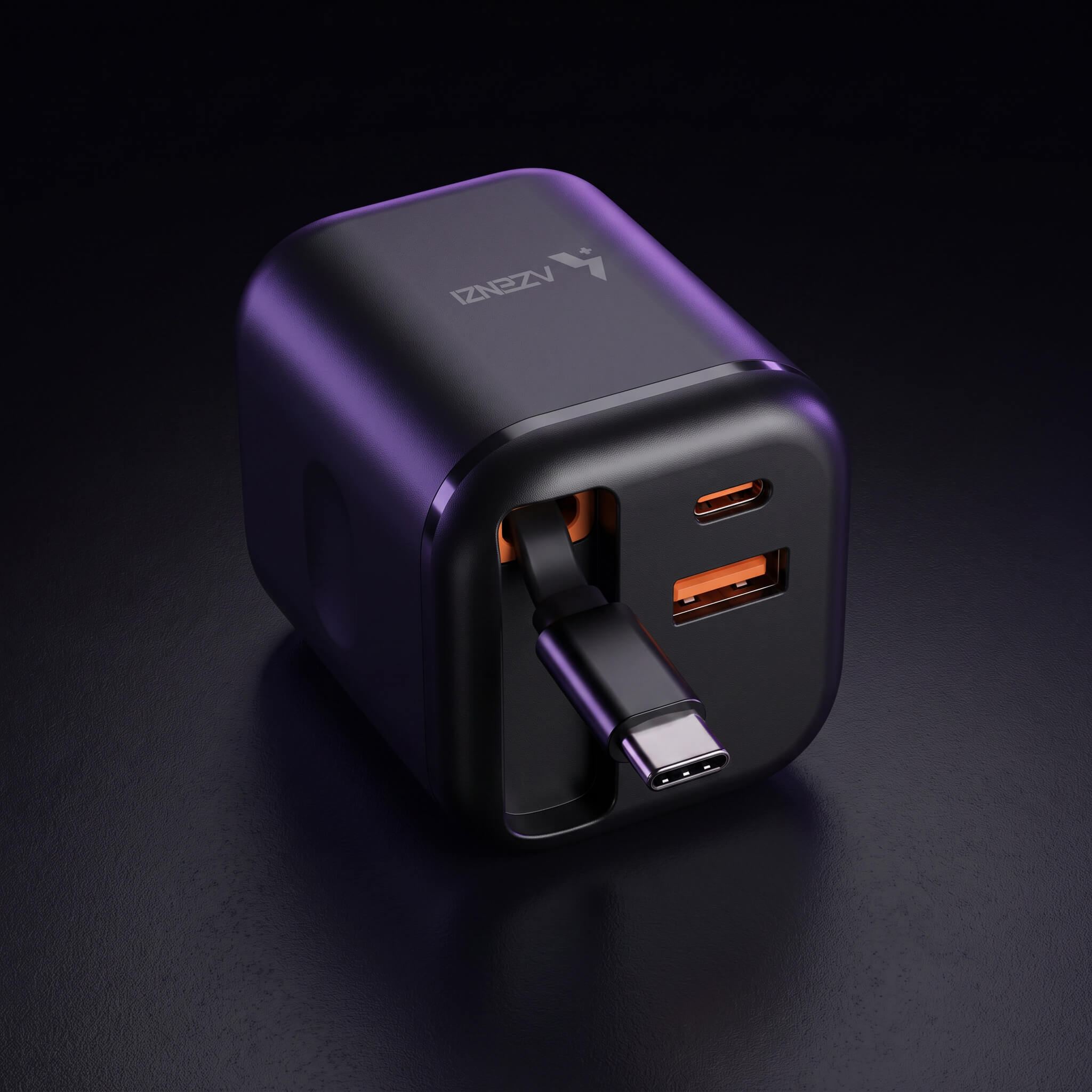 Azenzi Plugd charger in black