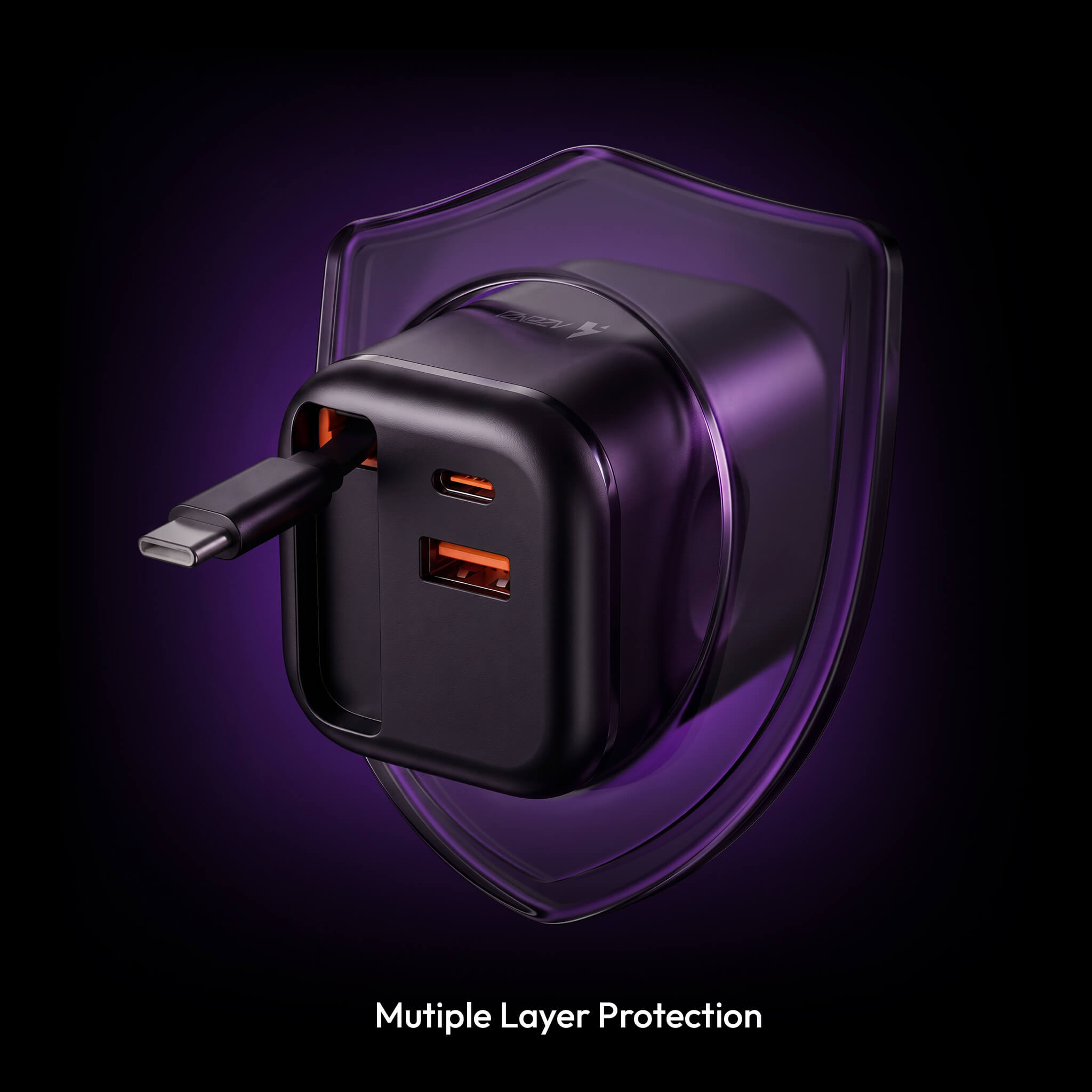 Azenzi Plugd multiple-layer charging protection